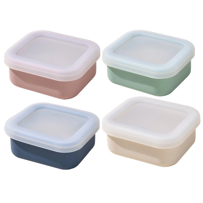 Meal Prep Box - AB33-4-Pack Silicone Freezer Molds With Lids