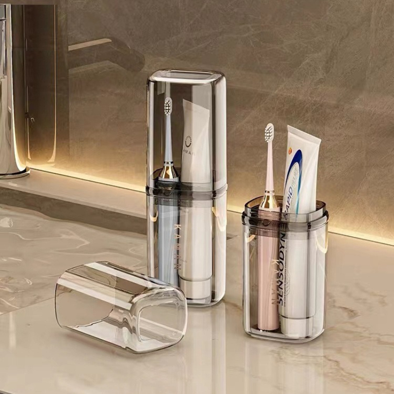 Meal Prep Box - Travel Toiletry Sink Cup Set, Toothbrush