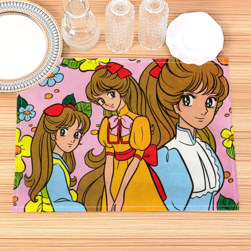 Haikarasan Ga Toru Print Linen - Food Prep Mat avaliação e preço