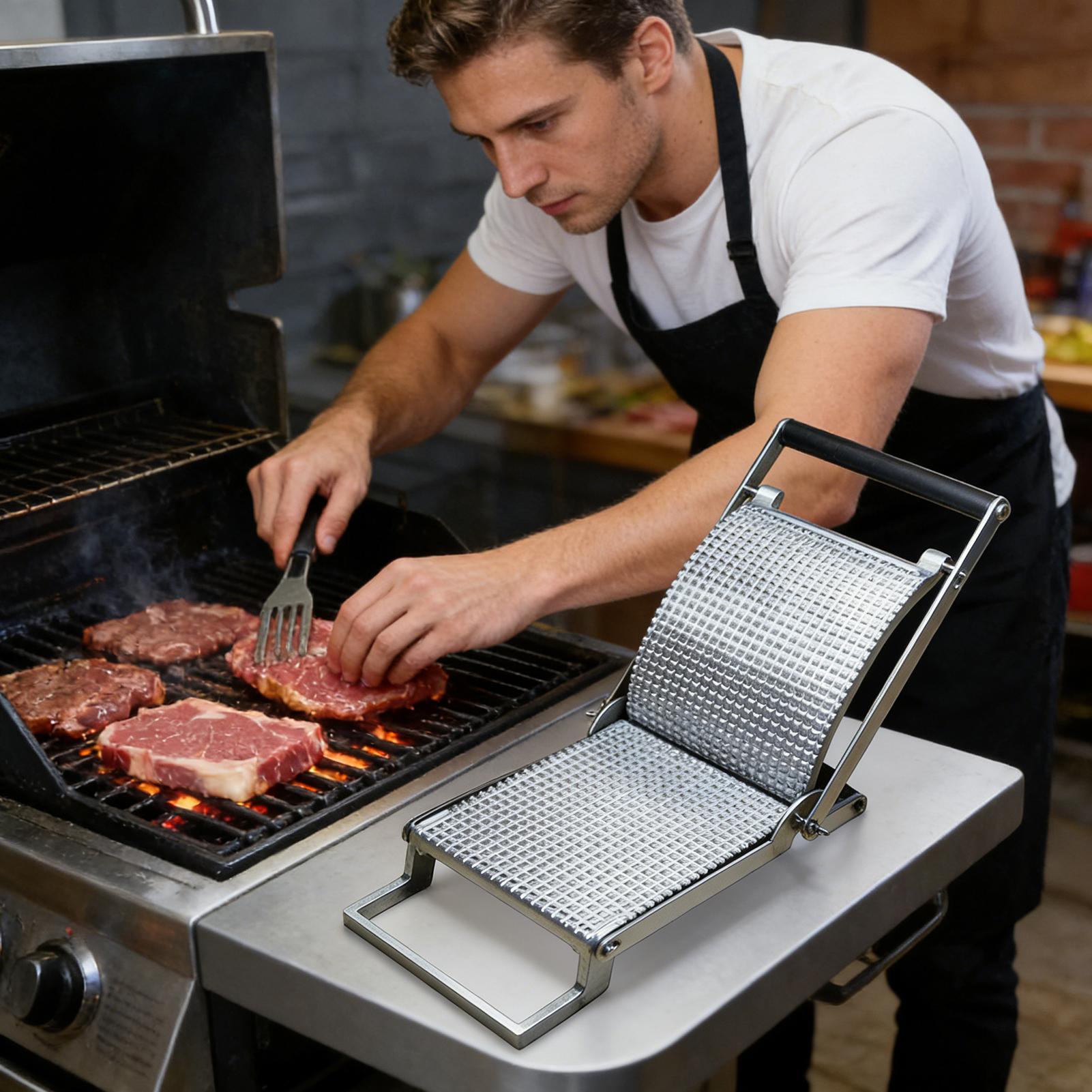 Meat Tenderizer Stainless Stee - Meal Prep Pork avaliação e preço