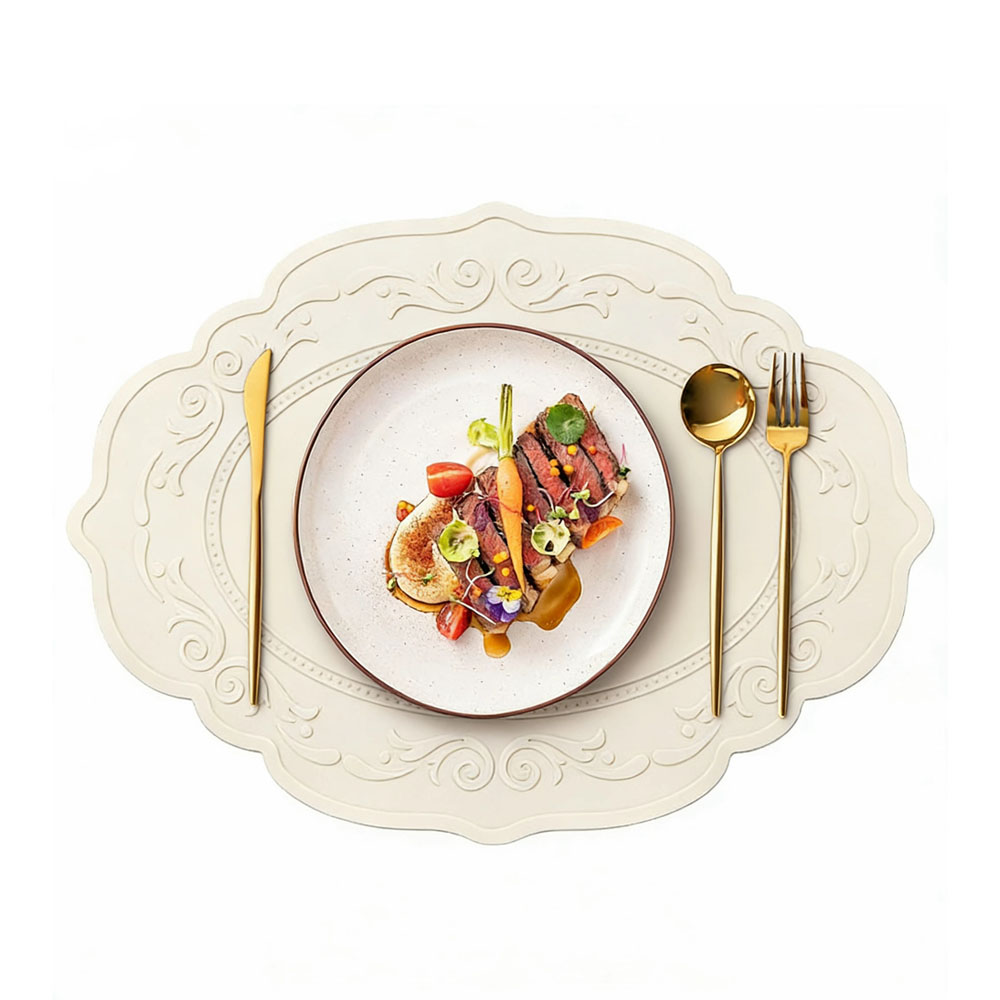 Round Silicone Table Mat, Heat - Food Prep Mat avaliação e preço