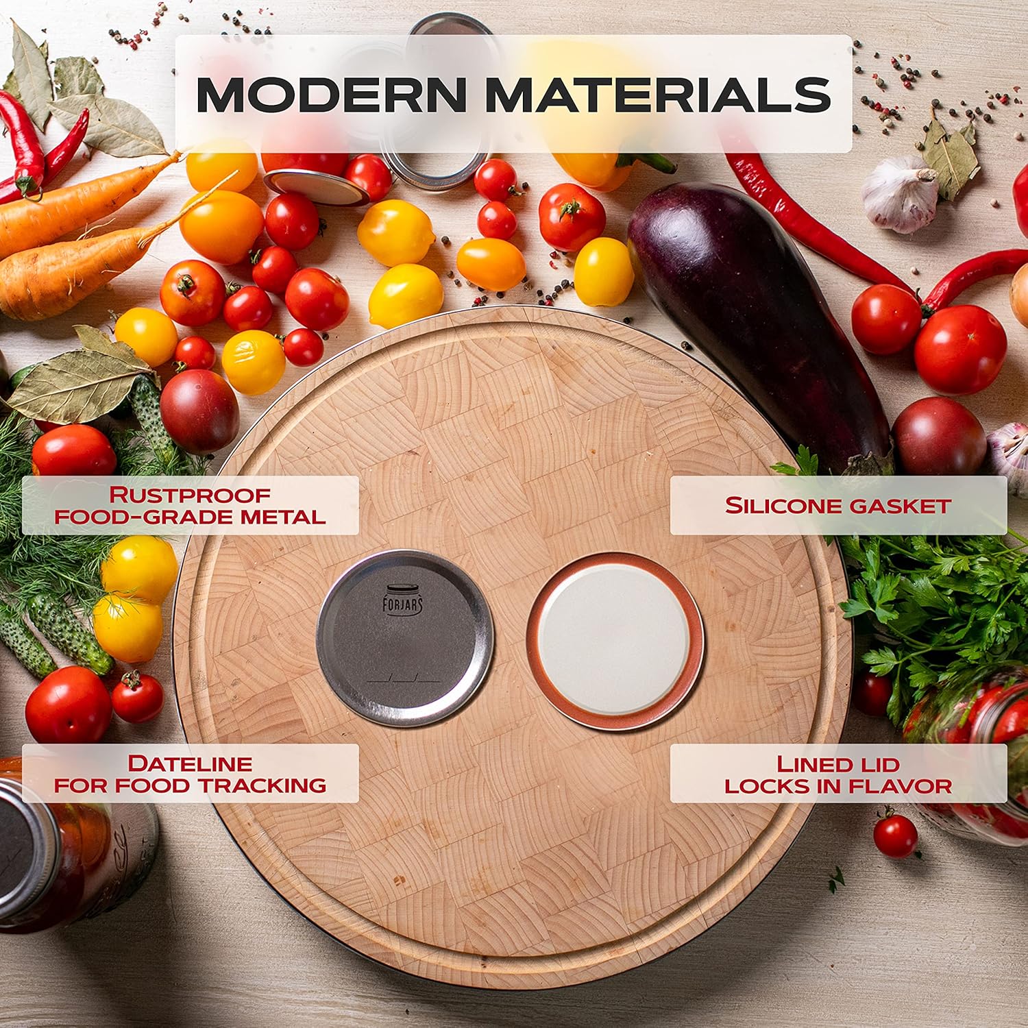 - Wide Mouth Canning Lids, 100 - Meal Prep Jars With Lids avaliação e preço