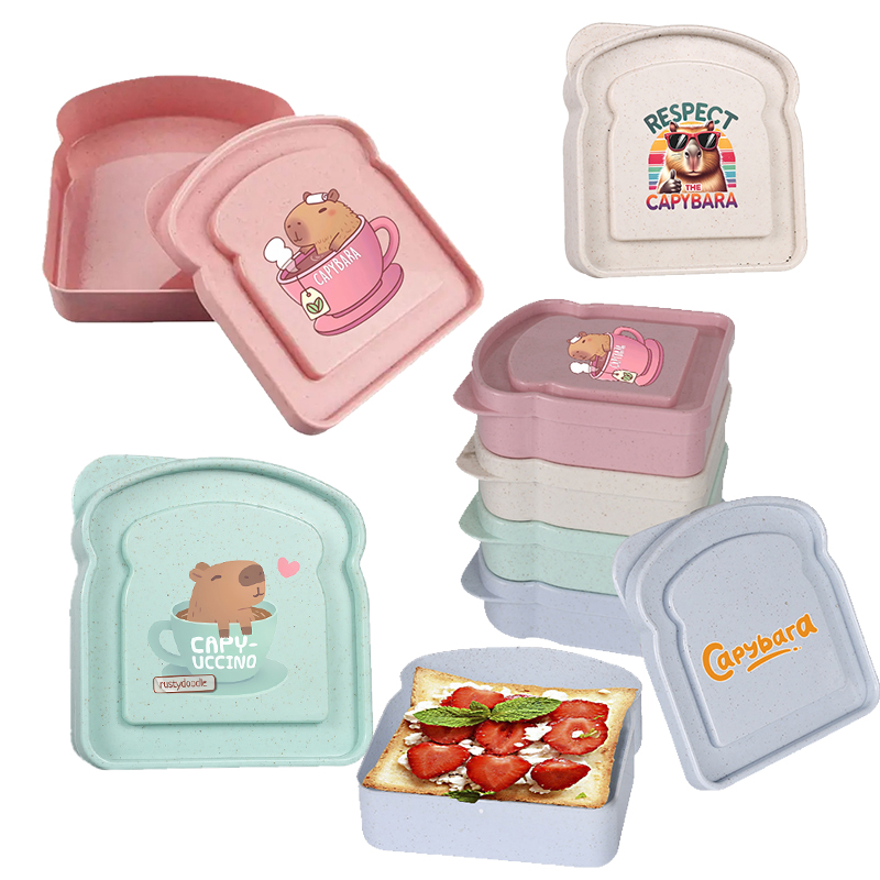 Capybara Sandwich Food Storage - Meal Prep Box avaliação e preço