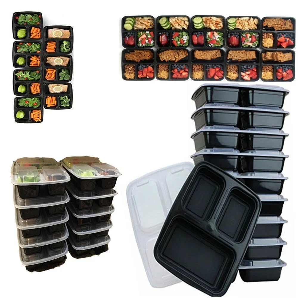 7 Pack 3 Compartment Meal Prep - Meal Prep Box avaliação e preço