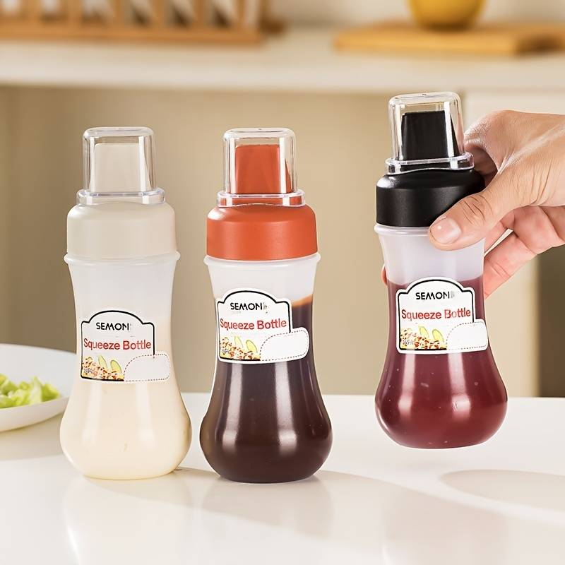 3pcs Squeeze Sauce Bottle Leak - Herb Keeper Bottle avaliação e preço