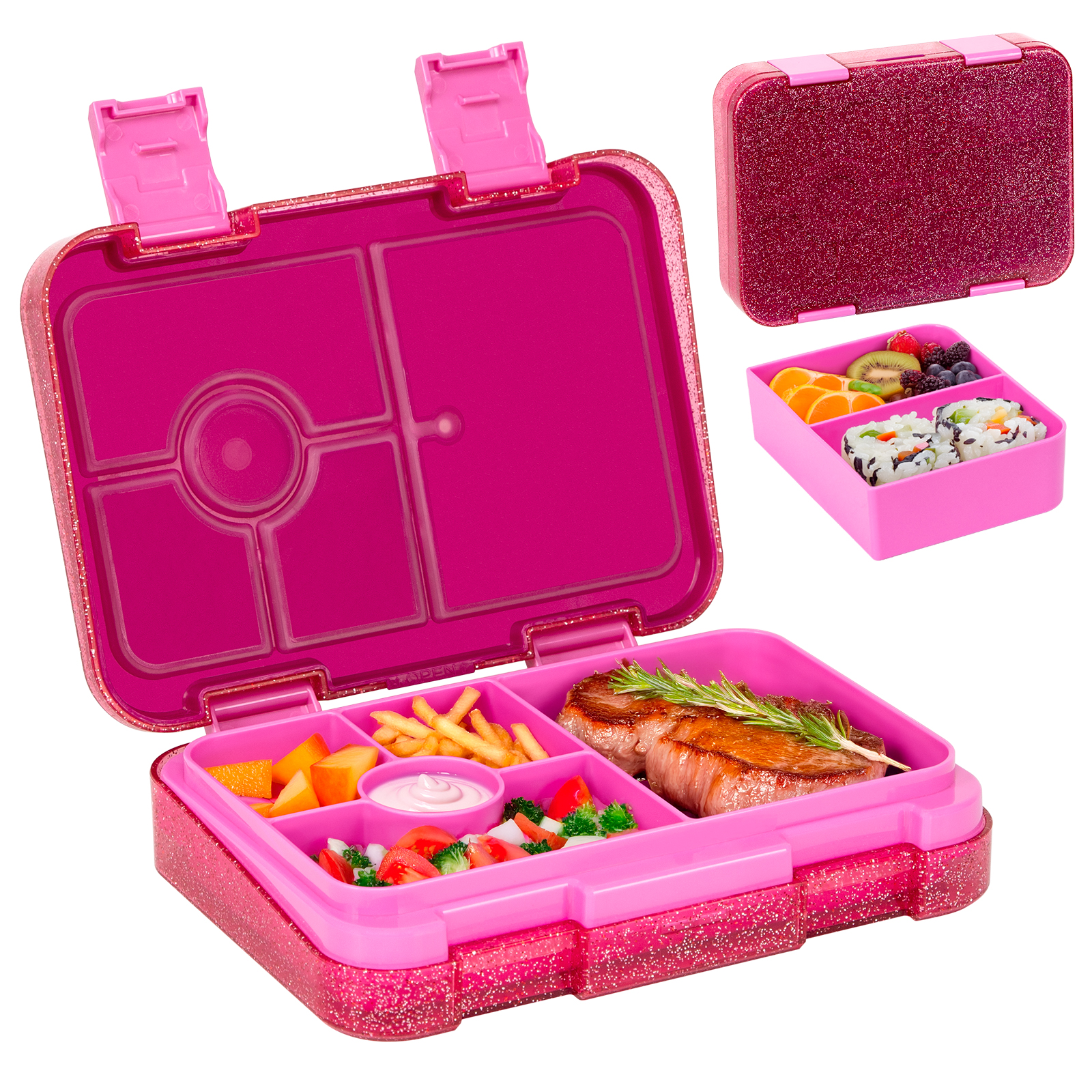Glitter Style Kids Bento Lunch - Meal Prep Box avaliação e preço