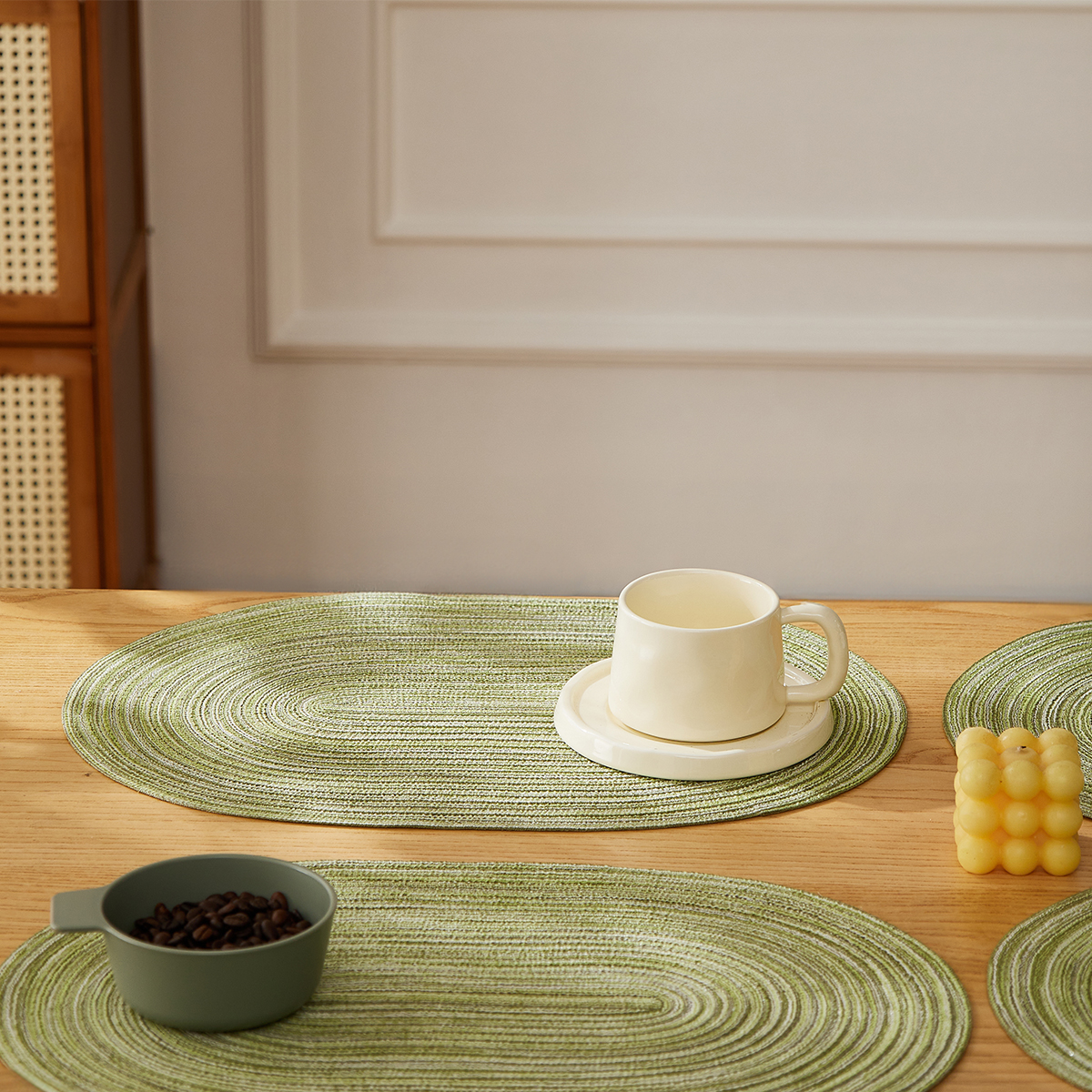 Placemats Set of 4,Heat resist - Food Prep Mat avaliação e preço