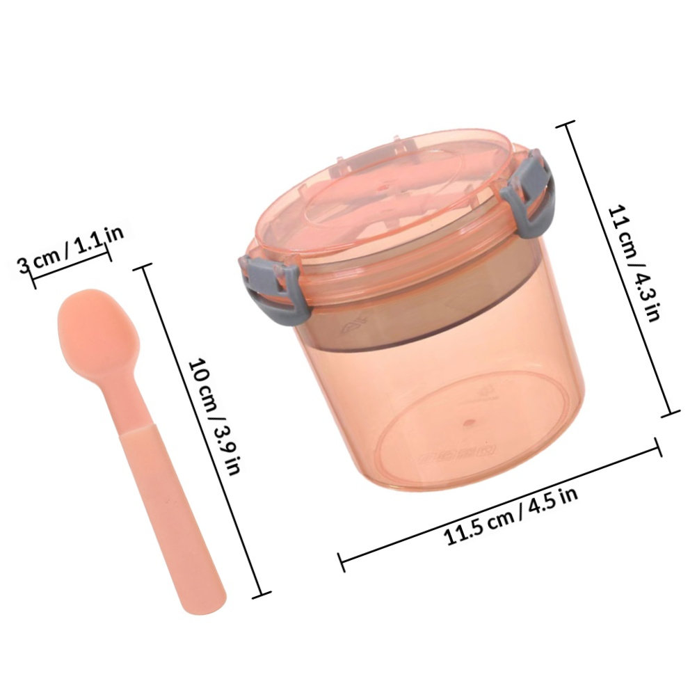 2Pcs Overnight Oats Jar Set Pr - Meal Prep Jars With Lids avaliação e preço