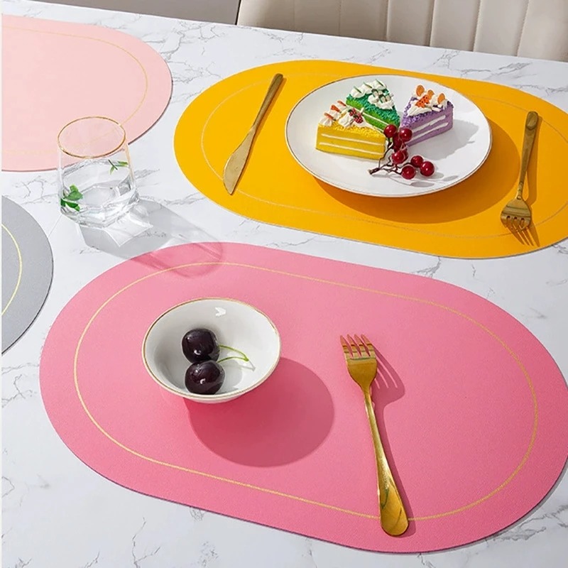 Table Leather Placemats, Heat  - Food Prep Mat avaliação e preço