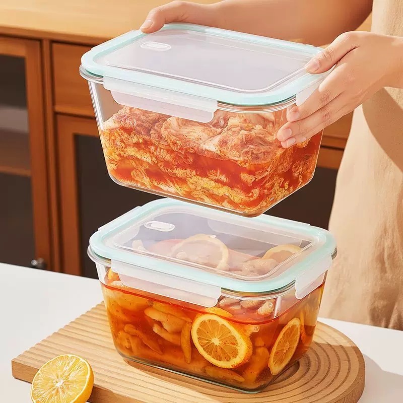 Large Capacity Glass Food Stor - Meal Prep Box avaliação e preço