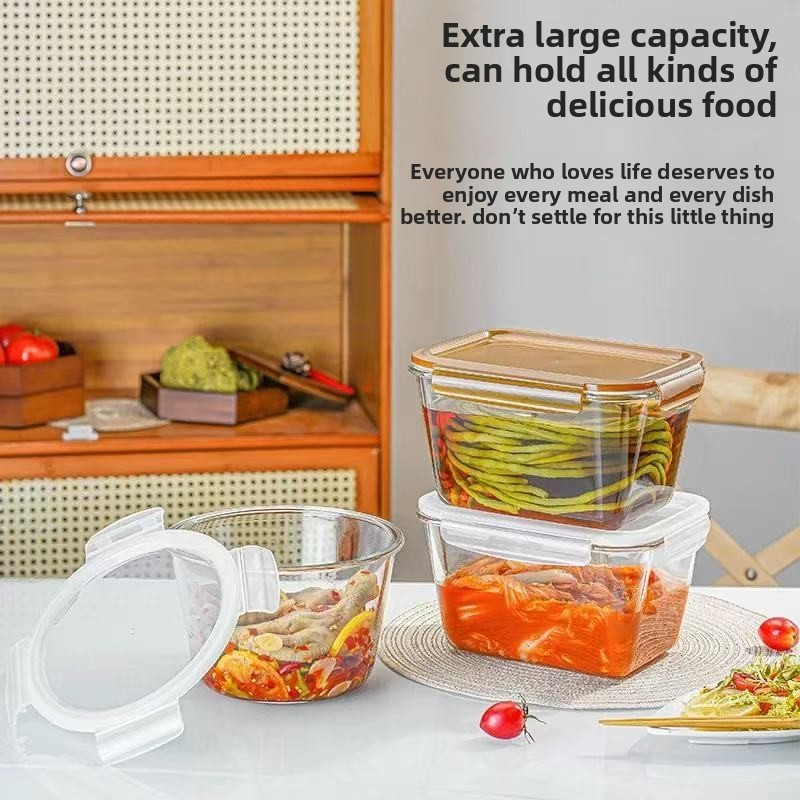 Large Capacity Glass Food Stor - Meal Prep Box avaliação e preço