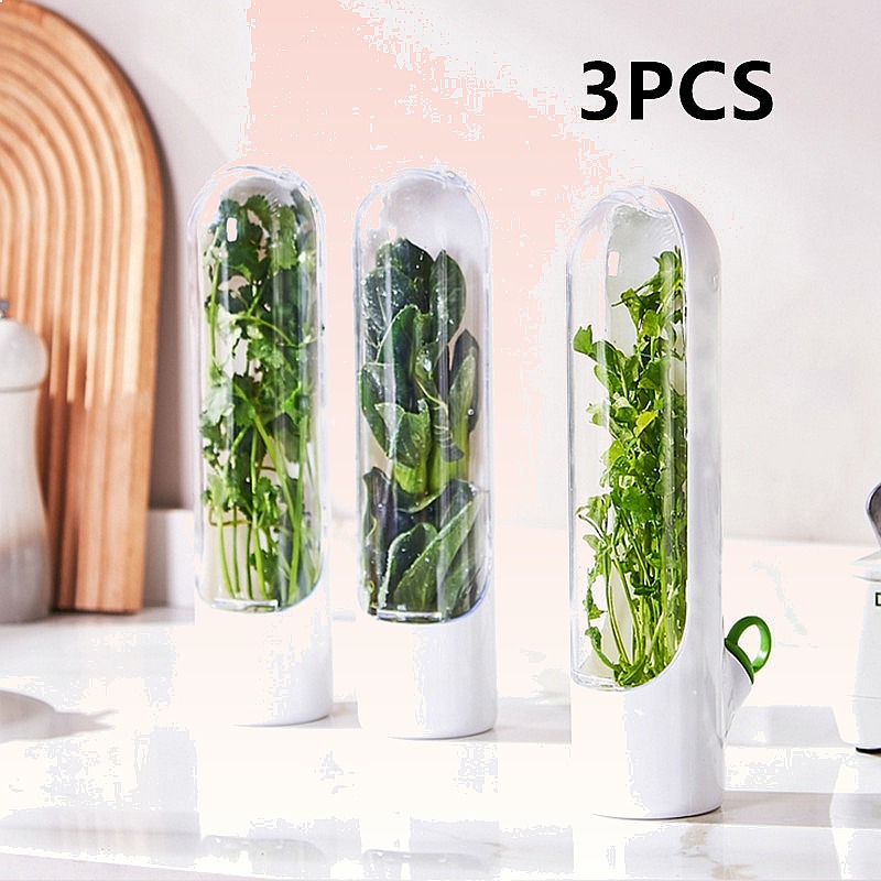 1/2/3PCS Herb Saver Storage Co - Herb Keeper Bottle avaliação e preço