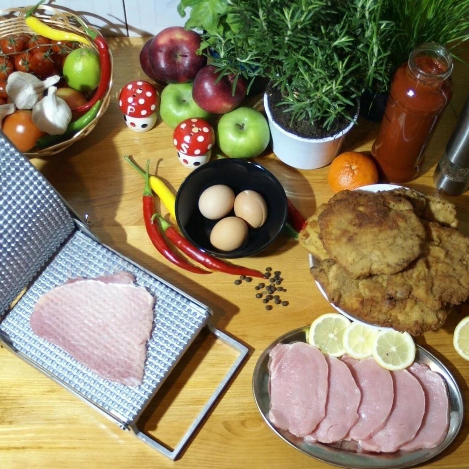 Meat Tenderizer Stainless Stee - Meal Prep Pork avaliação e preço