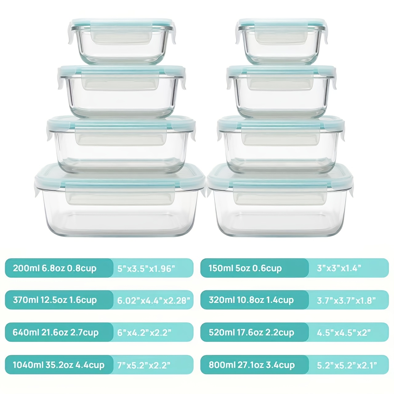 Premium Glass Food Storage Con - Meal Prep Box avaliação e preço