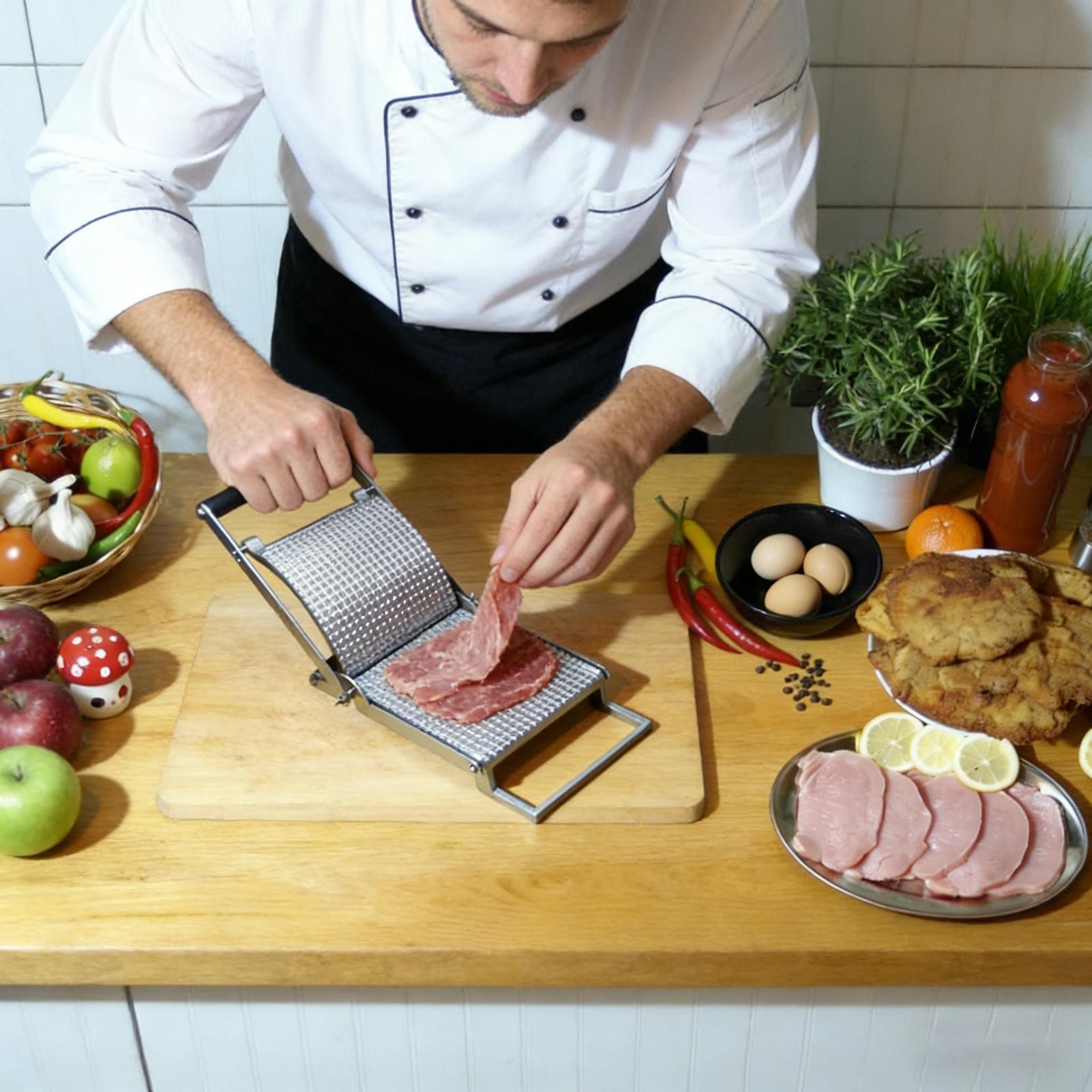 Meat Tenderizer Stainless Stee - Meal Prep Pork avaliação e preço