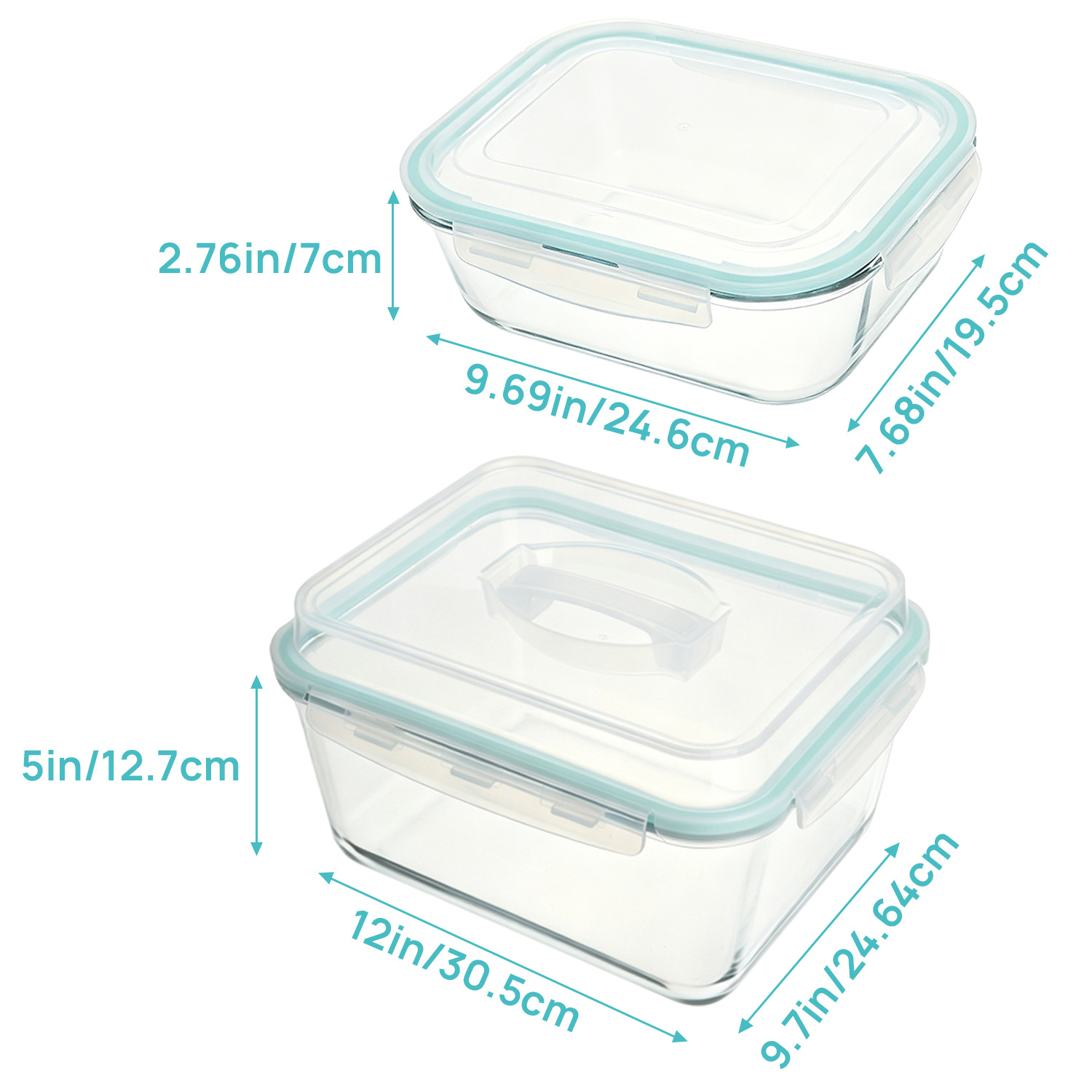 220oz + 76.4oz Extra Large Ref - Meal Prep With Chicken avaliação e preço