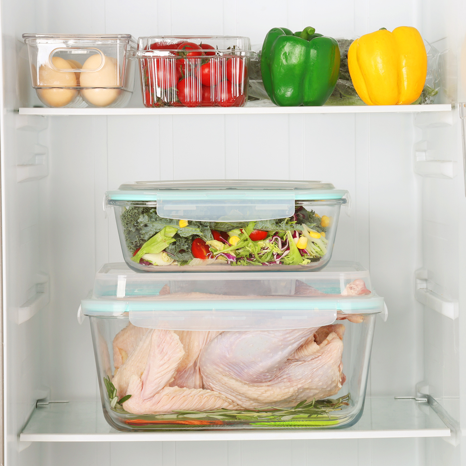220oz + 76.4oz Extra Large Ref - Meal Prep With Chicken avaliação e preço
