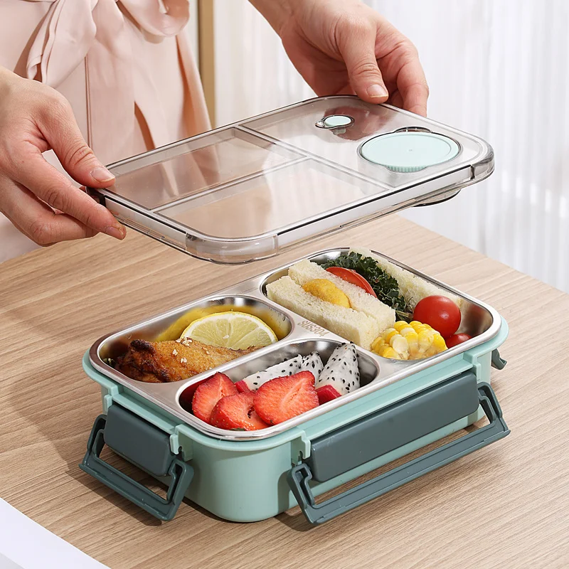 304 Stainless steel Lunch box  - Meal Prep Box avaliação e preço