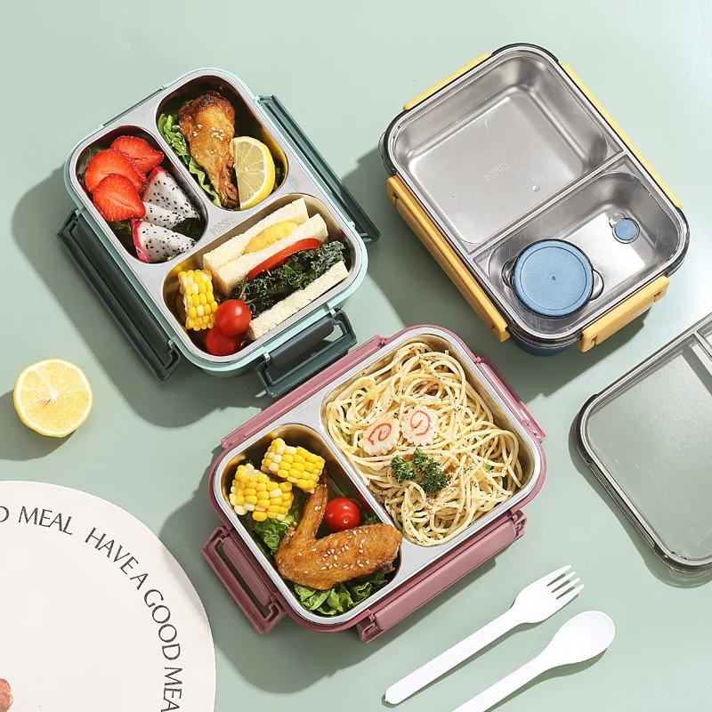 304 Stainless steel Lunch box  - Meal Prep Box avaliação e preço
