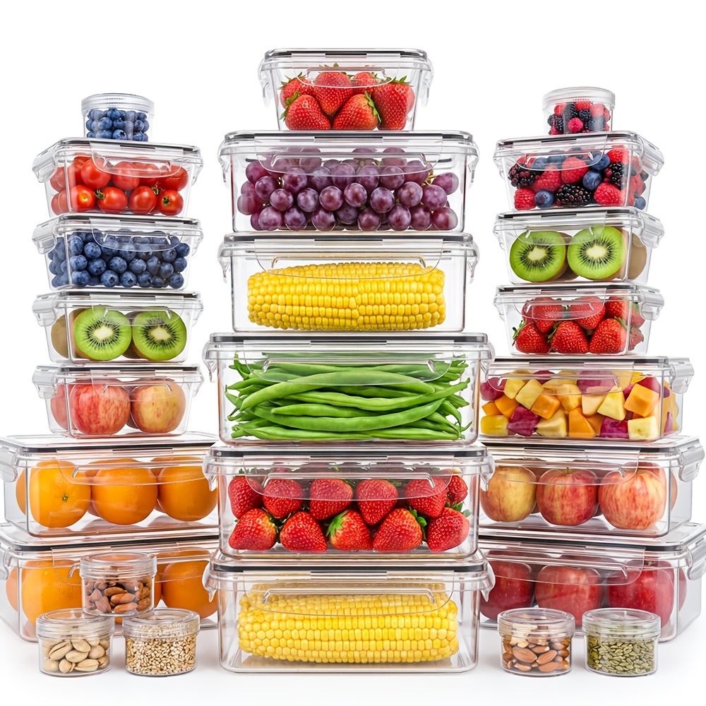 70/62/54-Piece Food Storage Se - Meal Prep No Microwave avaliação e preço