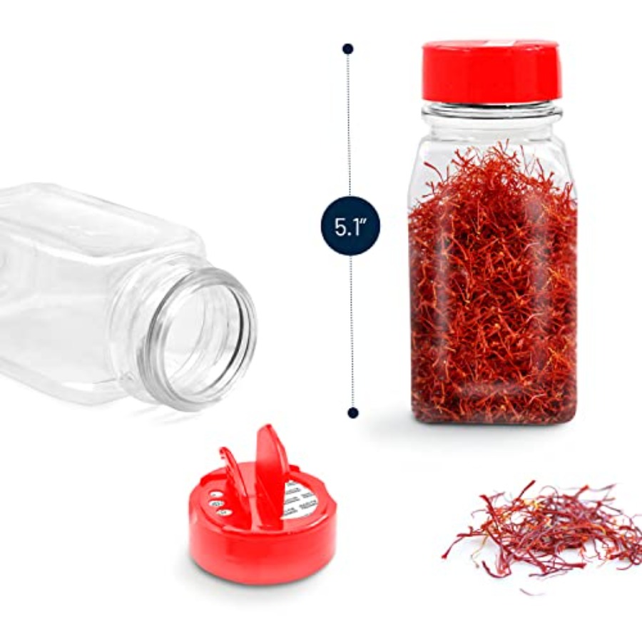 9.5 Oz Plastic Spice Jars with - Herb Keeper Bottle avaliação e preço