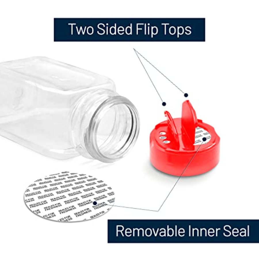 9.5 Oz Plastic Spice Jars with - Herb Keeper Bottle avaliação e preço