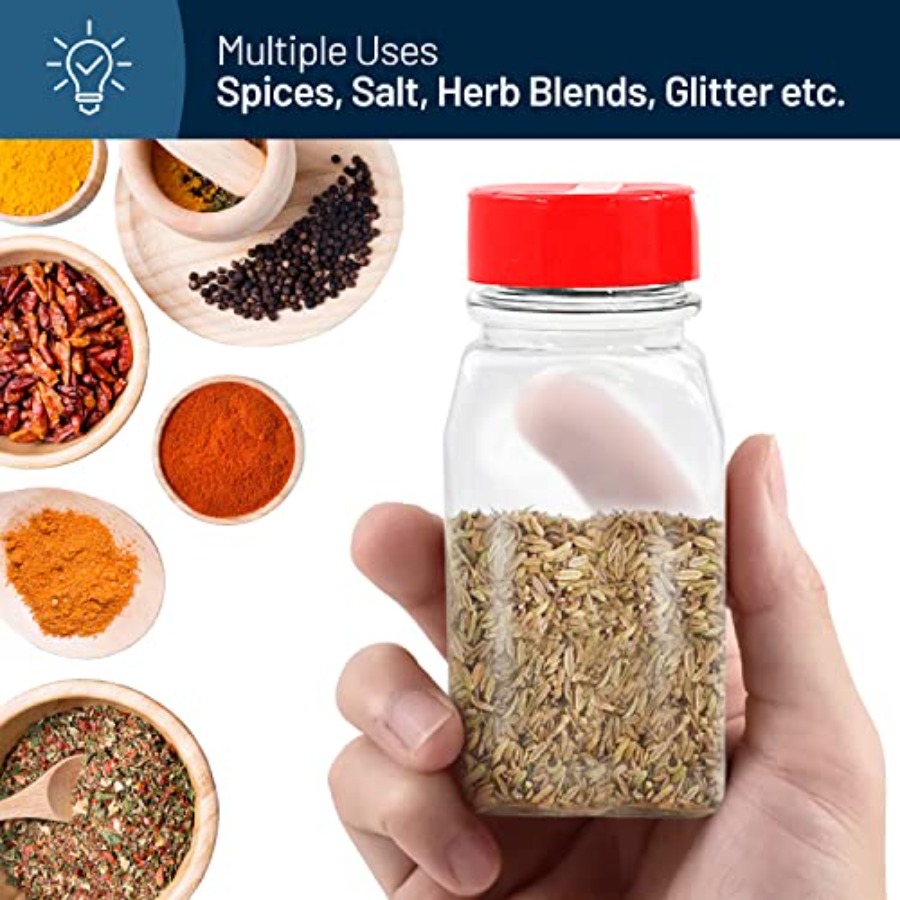 9.5 Oz Plastic Spice Jars with - Herb Keeper Bottle avaliação e preço