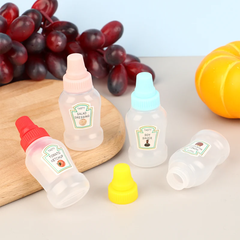 4Pcs/set Mini Sauce Bottle Ket - Herb Keeper Bottle avaliação e preço
