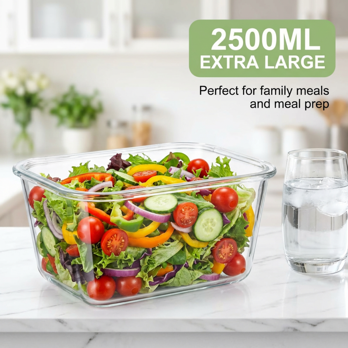 Large Capacity Borosilicate Gl - Meal Prep Box avaliação e preço