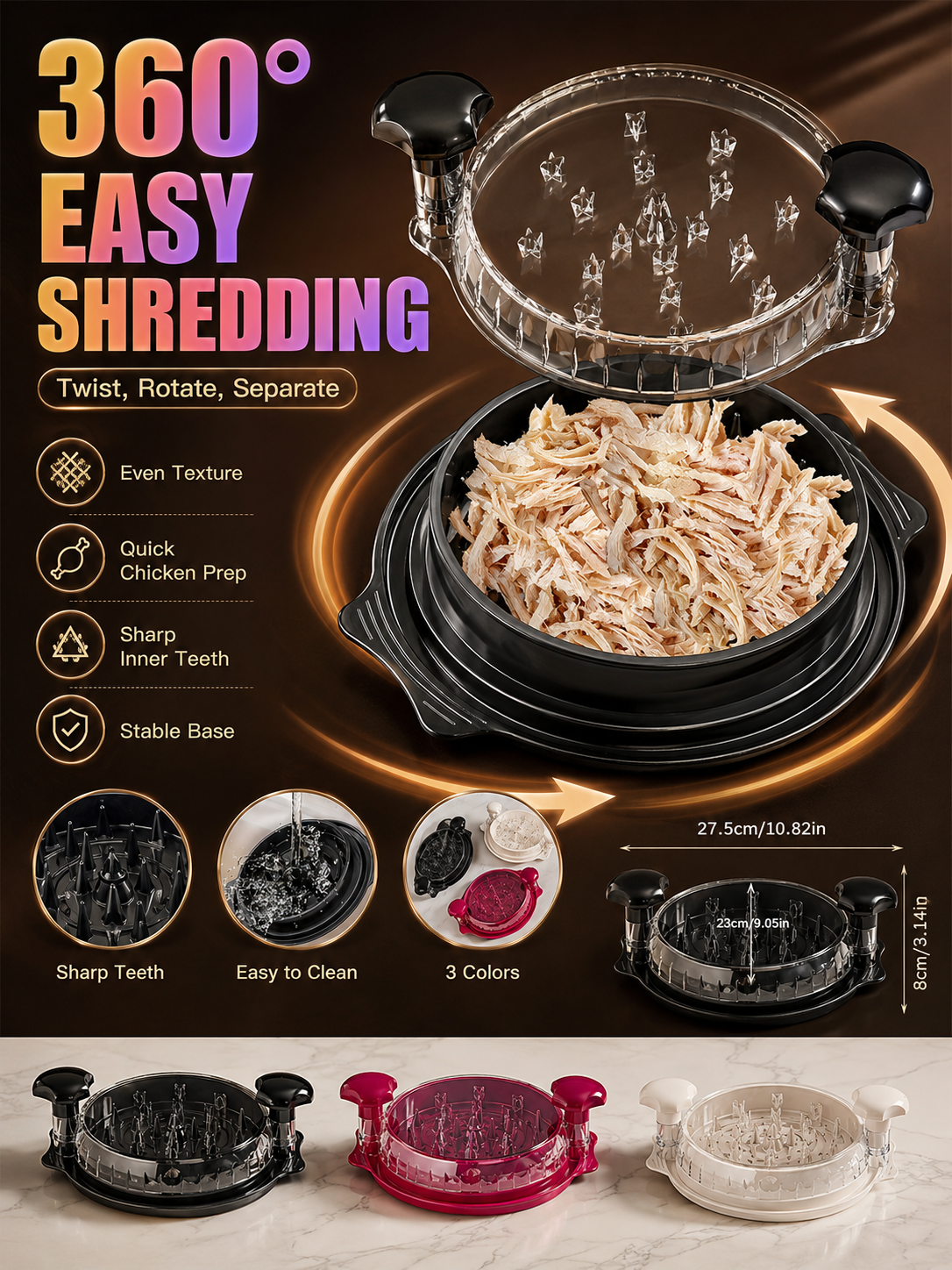 Multifunctional Chicken Shredd - Meal Prep With Chicken avaliação e preço