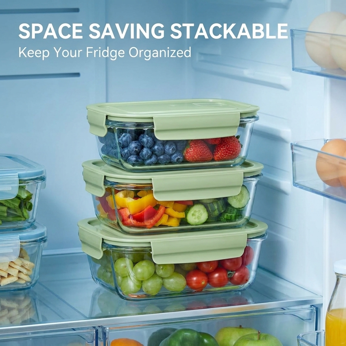 Borosilicate glass lunch box w - Meal Prep Box avaliação e preço
