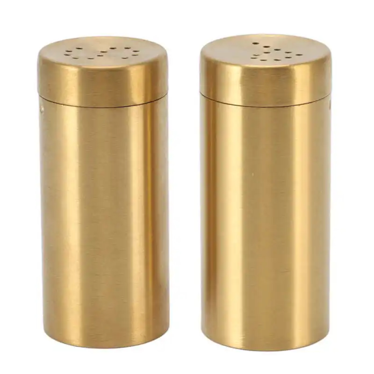 2Pcs Gold Spice Jar Stainless  - Herb Keeper Bottle avaliação e preço