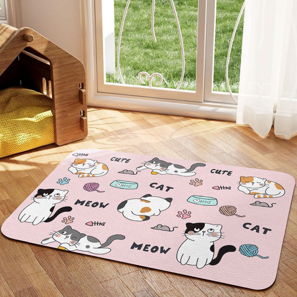 VIKAMA Cartoon Cat Pet Eating  - Meal Prep Made Easy avaliação e preço