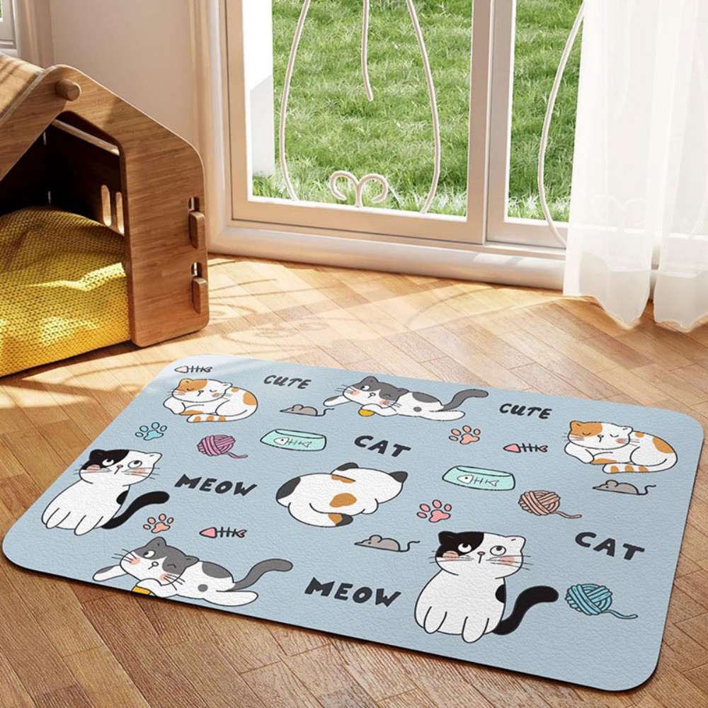 VIKAMA Cartoon Cat Pet Eating  - Meal Prep Made Easy avaliação e preço