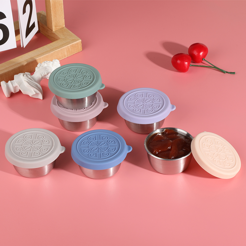 6 Mini Salad Dressing Containe - Meal Prep Box avaliação e preço