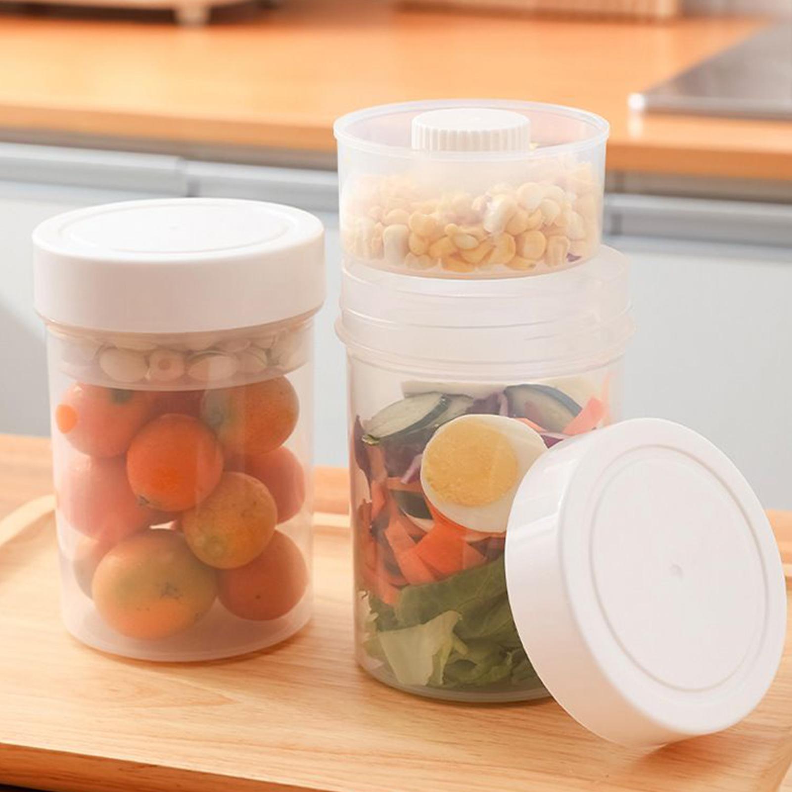 Salad Jars With Lids Meal Prep - Meal Prep Jars With Lids avaliação e preço
