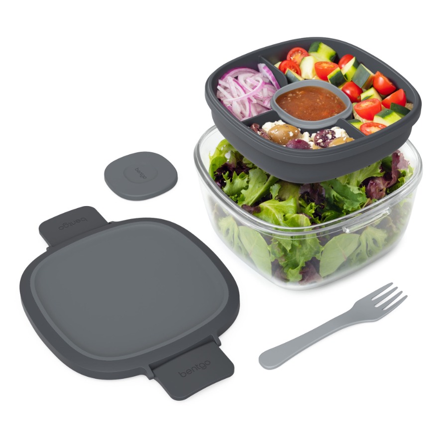 Versatile 5-Compartment Salad  - Meal Prep Easy Healthy avaliação e preço